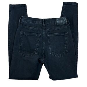 Everlane Ankle Jeans Women's 27 Medium Wash Black Stretch Denim Skinny Fit